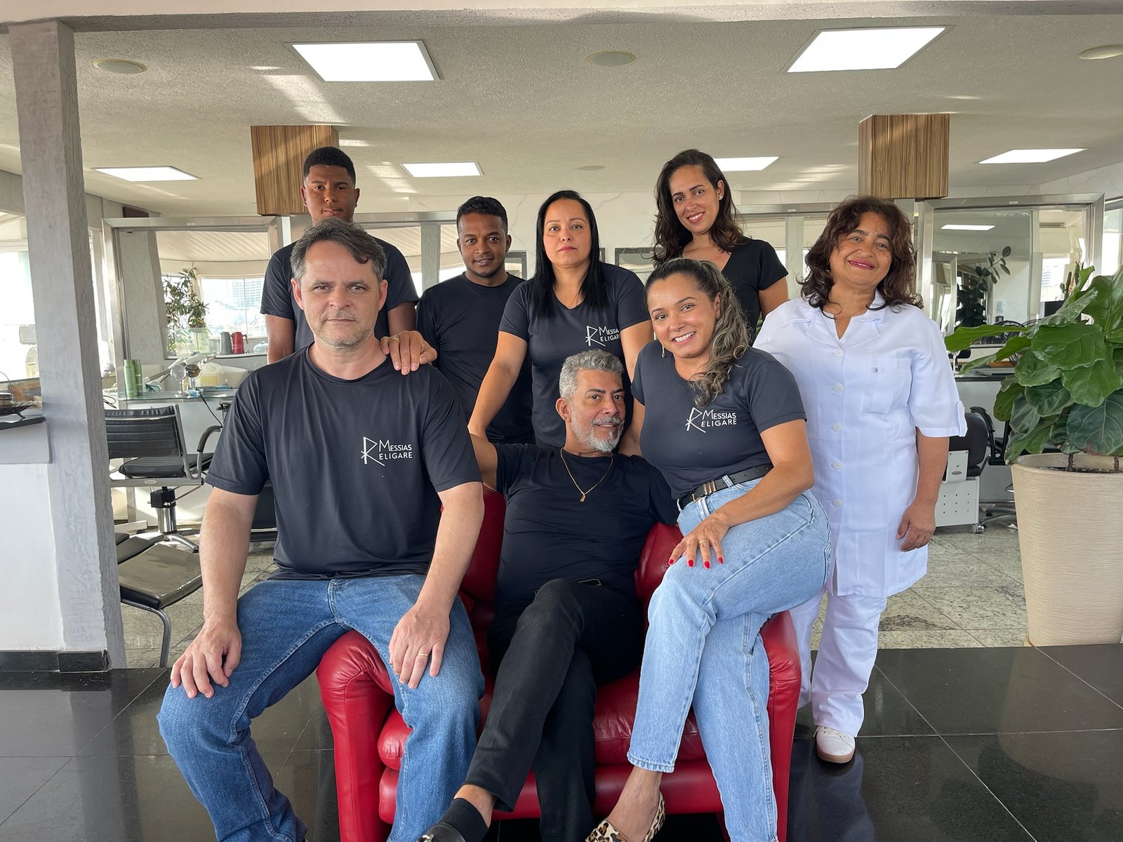 Ambiente da barbearia — Messias Religare